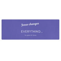 Jesus changes everything yoga mat