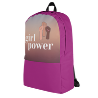 Girl power fuchsia backpack