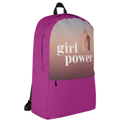 Girl power fuchsia backpack