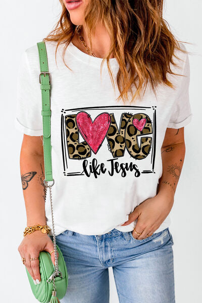 LOVE LIKE JESUS Short Sleeve T-Shirt