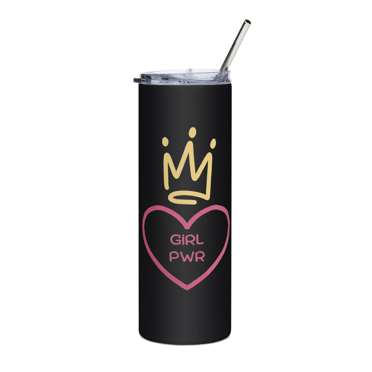 Girl PWR (heart) Tumbler