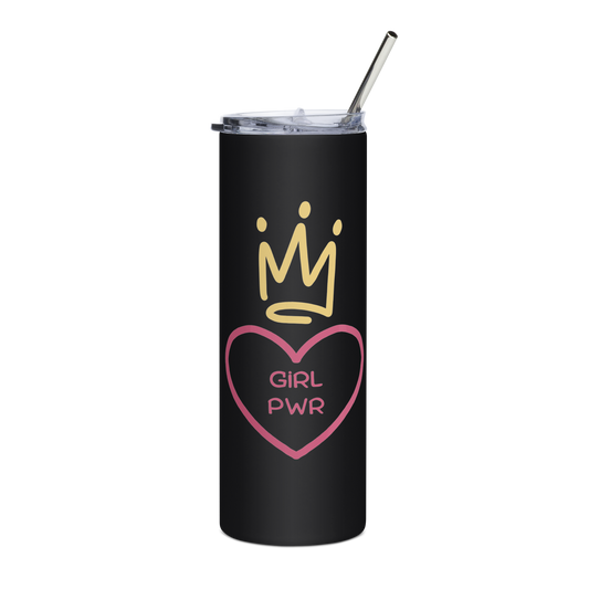 Girl PWR (heart) Tumbler