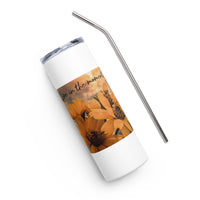 Live in the moment - stainless steel tumbler