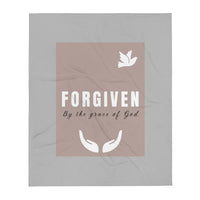 Forgiven-Throw Blanket