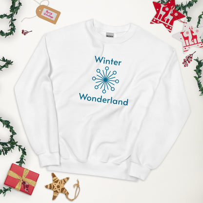 Winter Wonderland themed sweatshirt