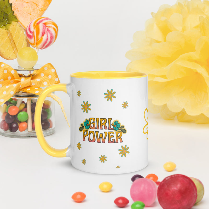 Girl Power Mug - Yellow