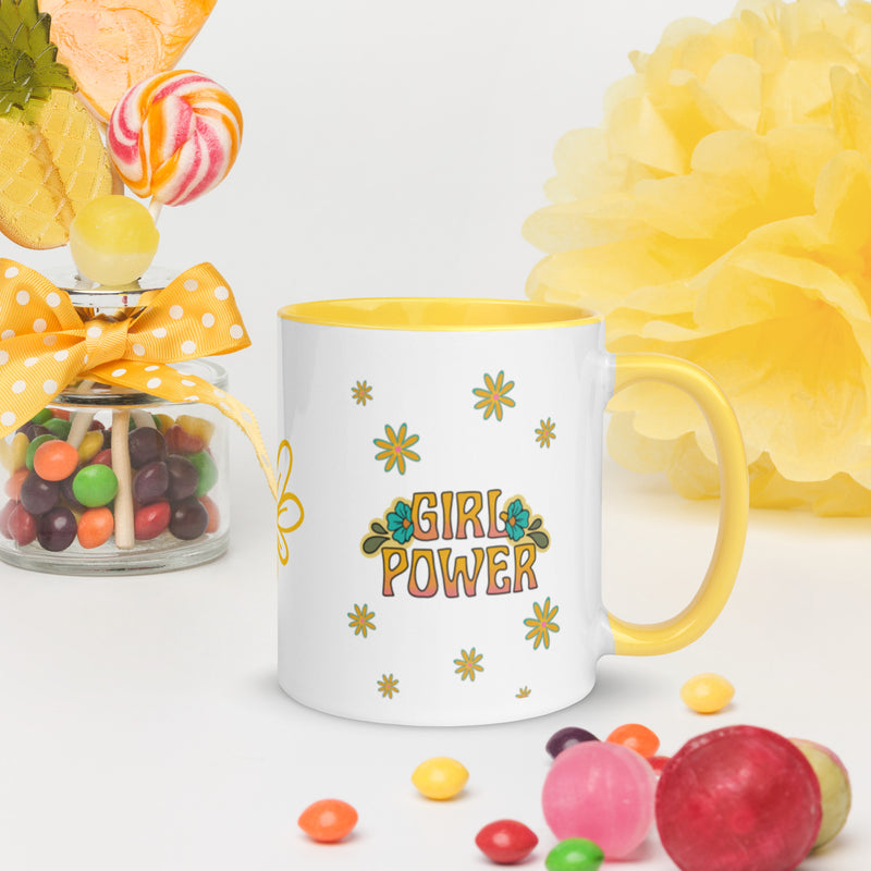 Girl Power Mug - Yellow