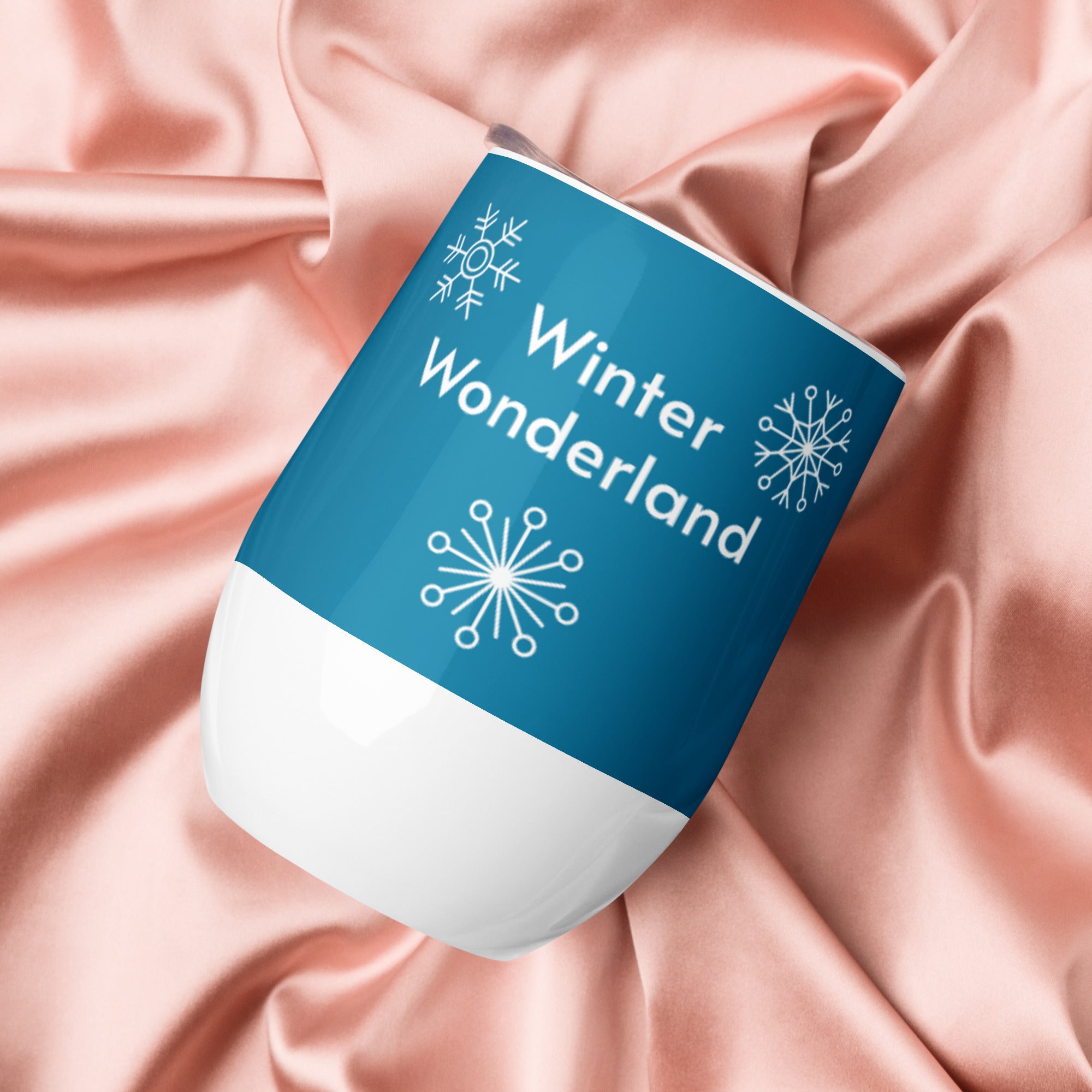 Winter Wonderland Wine tumbler